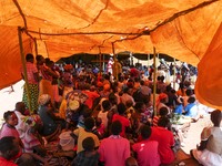 sharon under tent